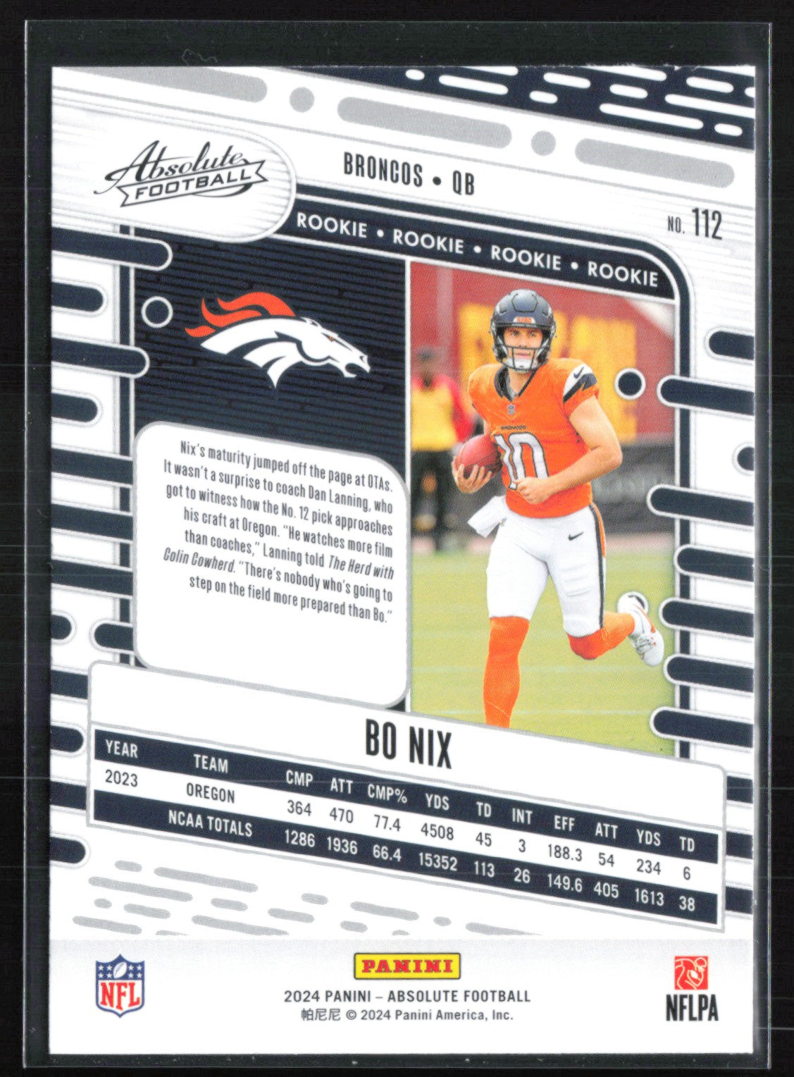 Bo Nix RC
