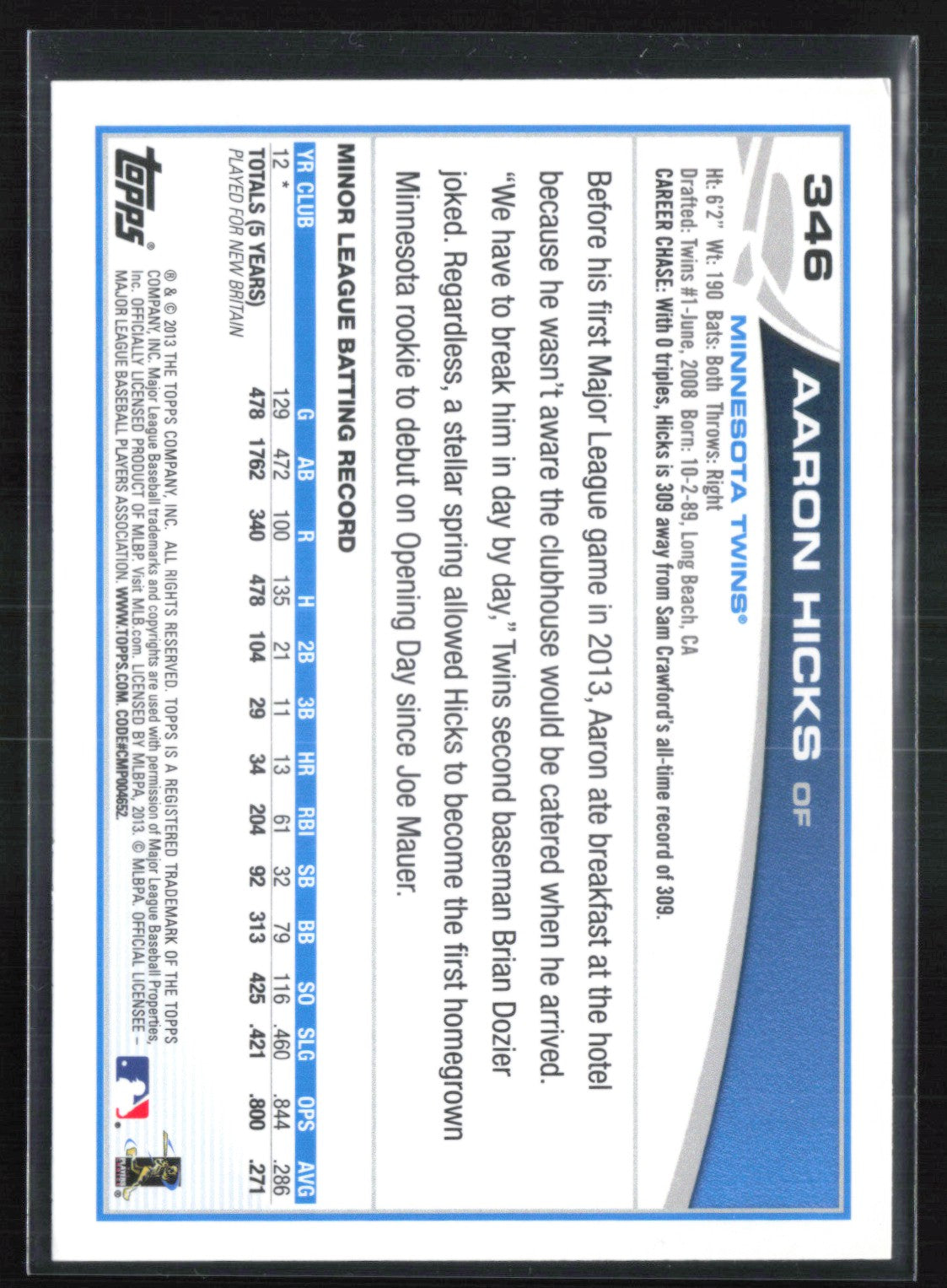 Aaron Hicks RC