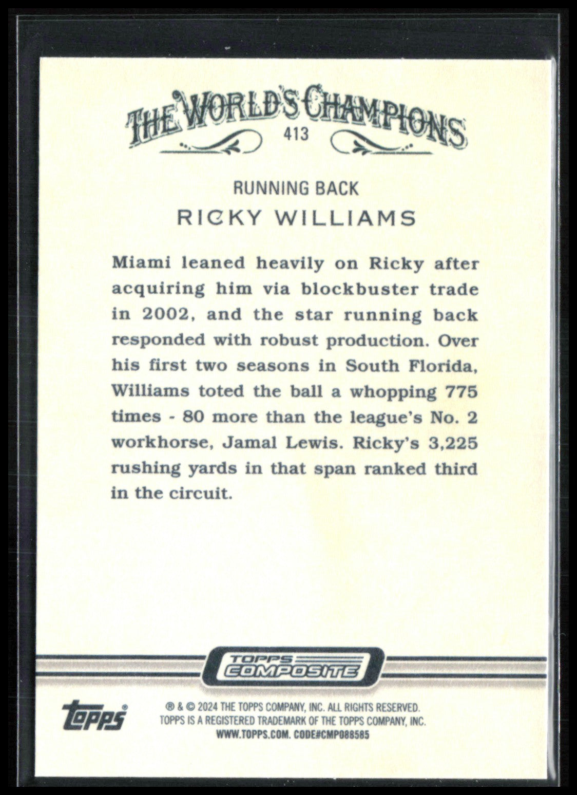 Ricky Williams