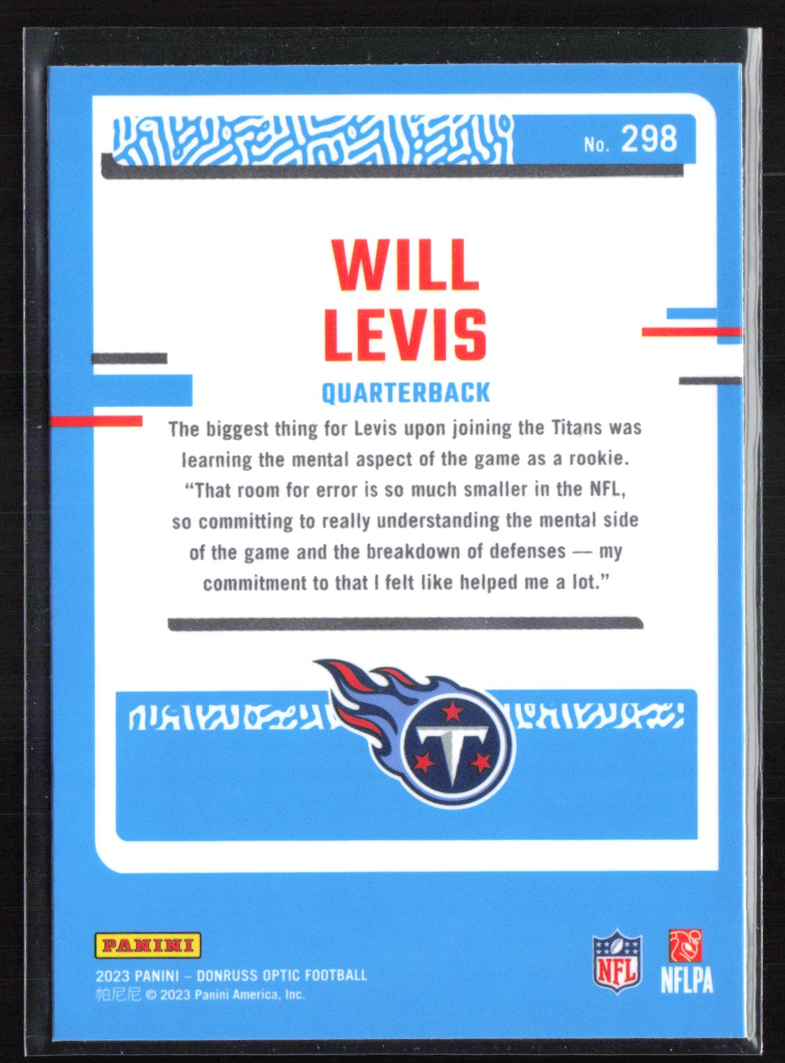 Will Levis RC