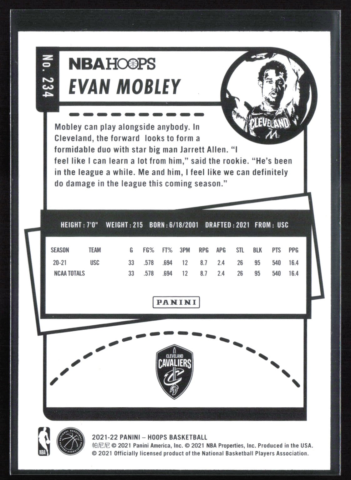 Evan Mobley RC