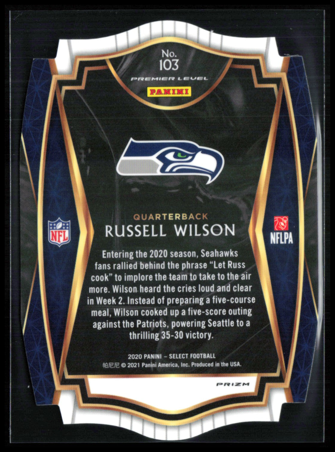 Russell Wilson Blue