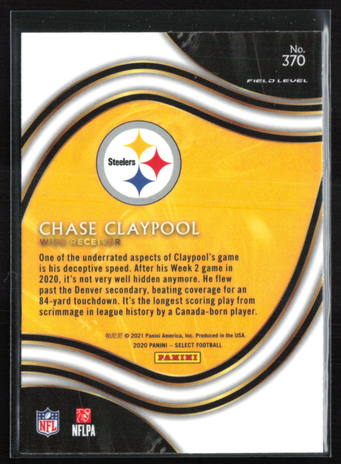 Chase Claypool RC Field Level