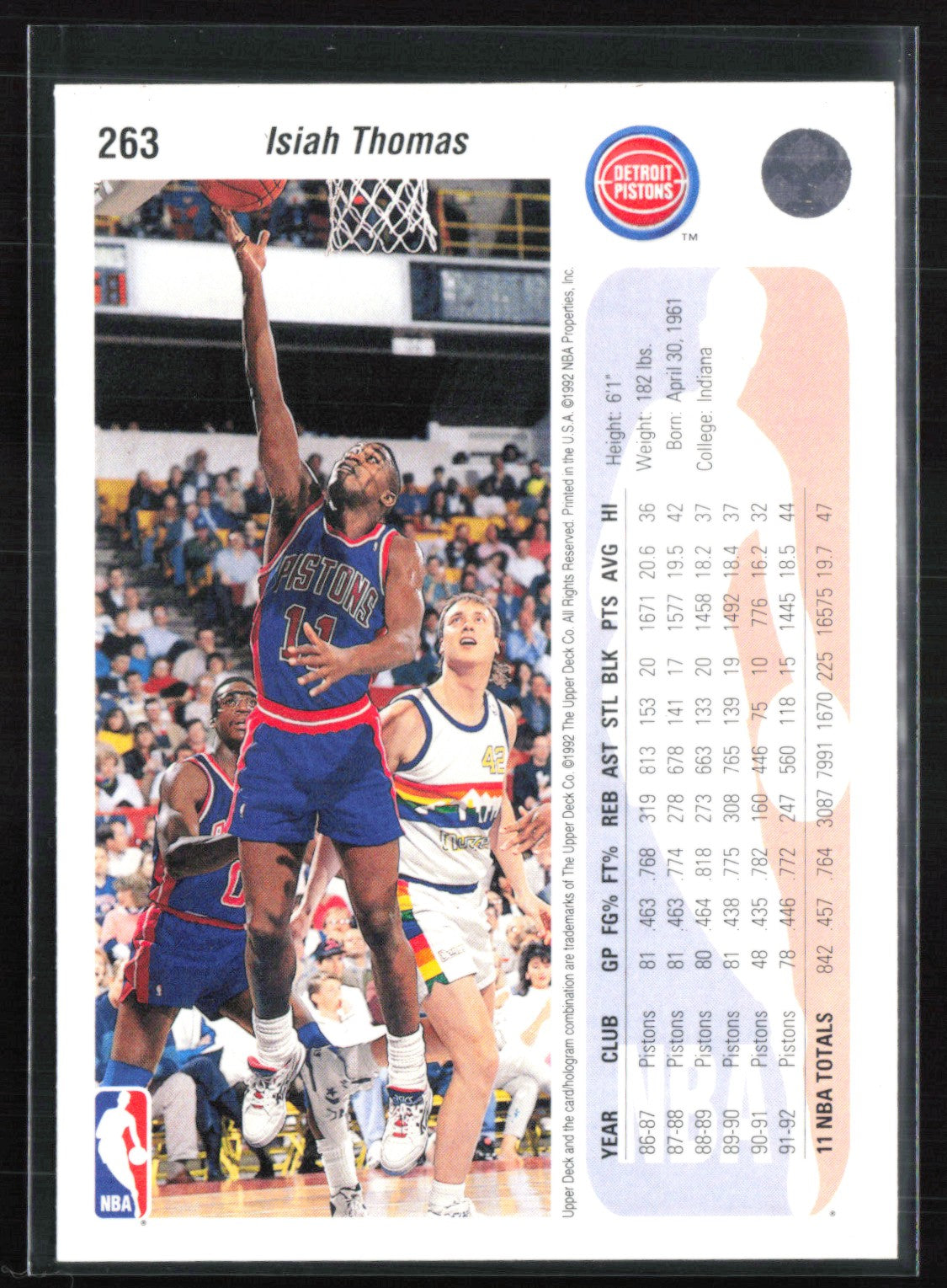 Isiah Thomas 1992 UD