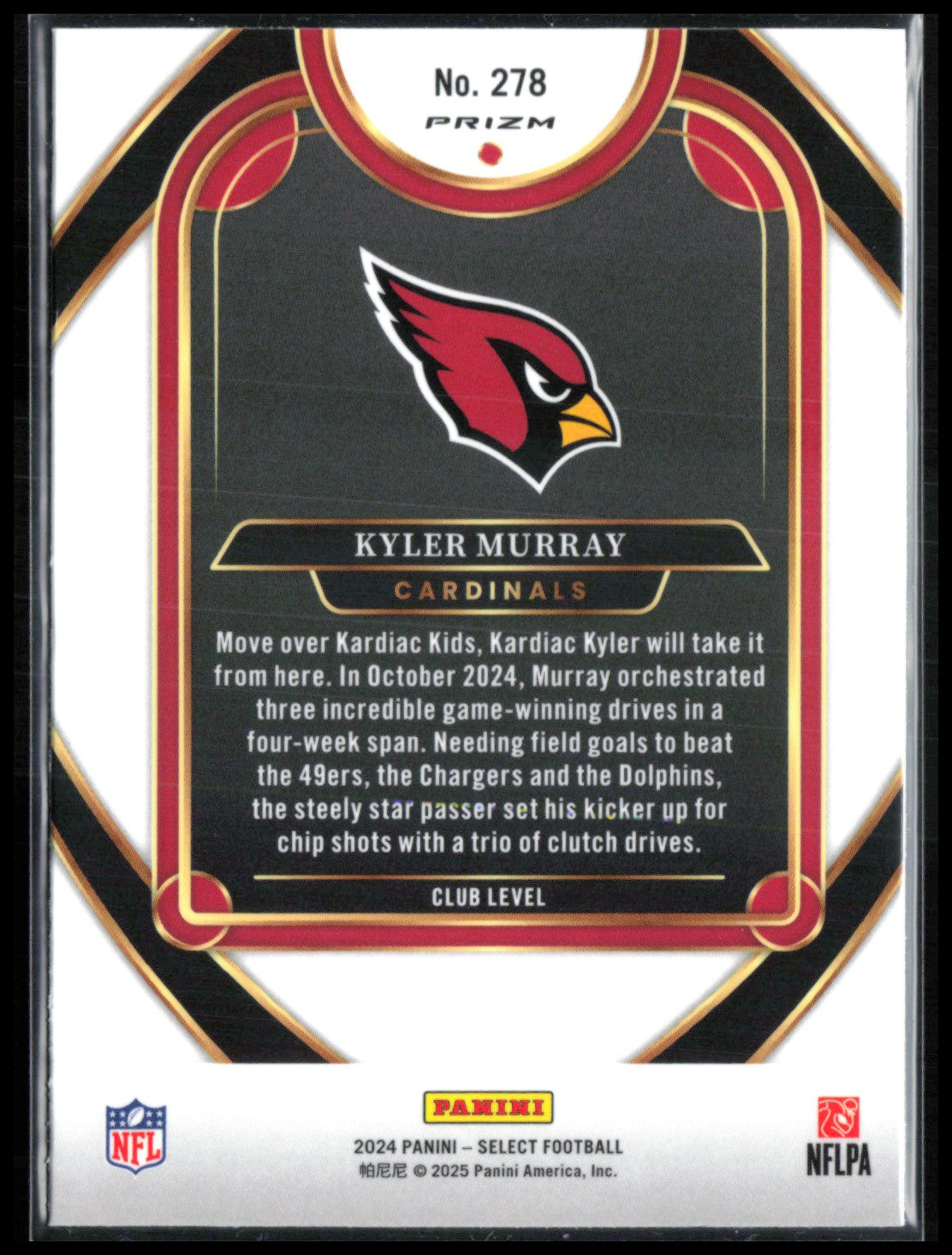 Kyler Murray Yellow Red Shock
