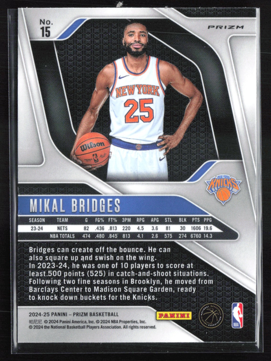 Mikal Bridges Pink Ice