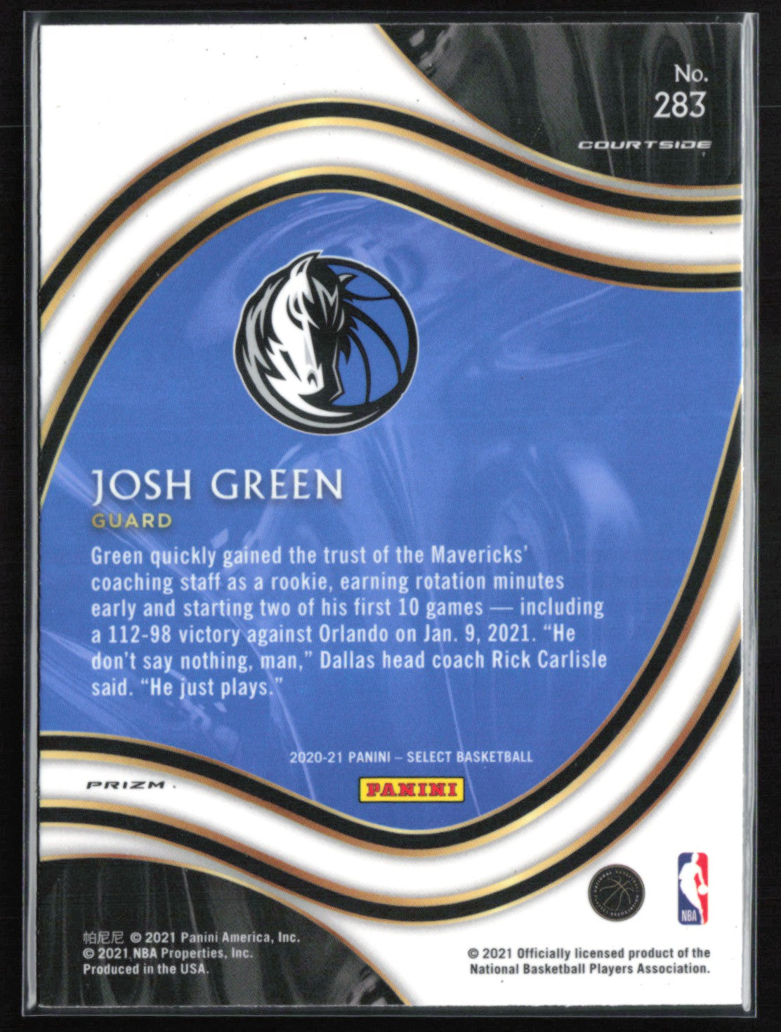 Josh Green RC Tri-Color Flash Courtside