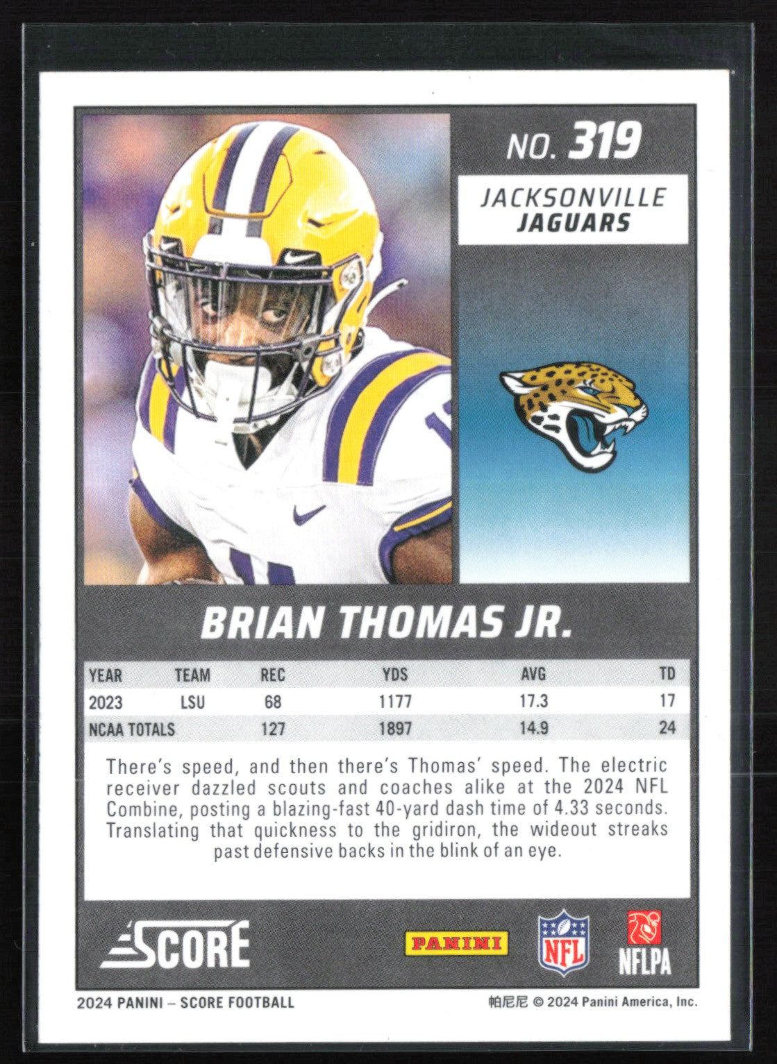 Brian Thomas Jr. RC
