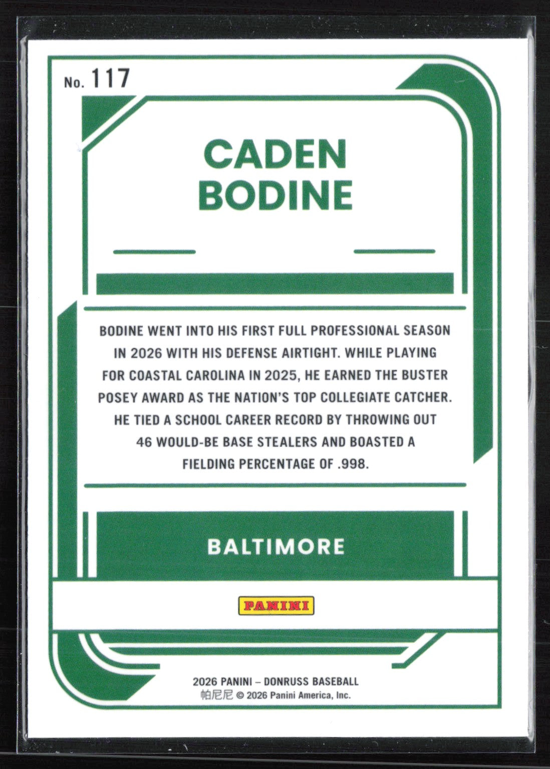 Cadine Bodine Rated Prospect Holo