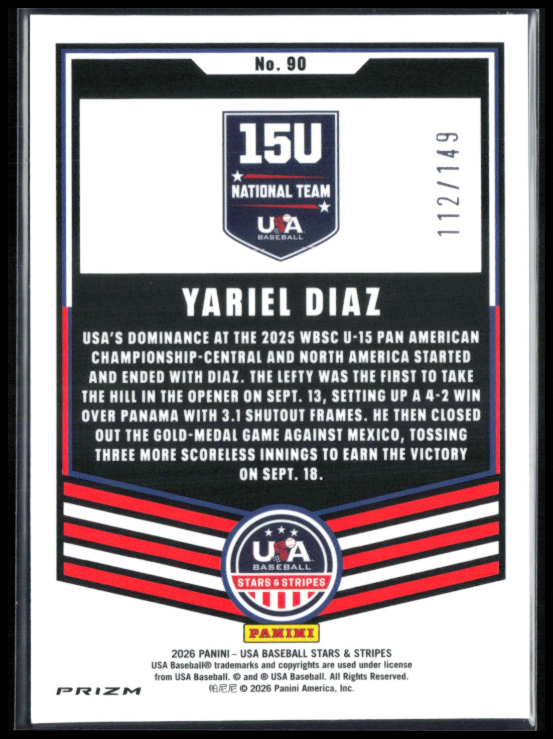 Yariel Diaz Blue Disco /149