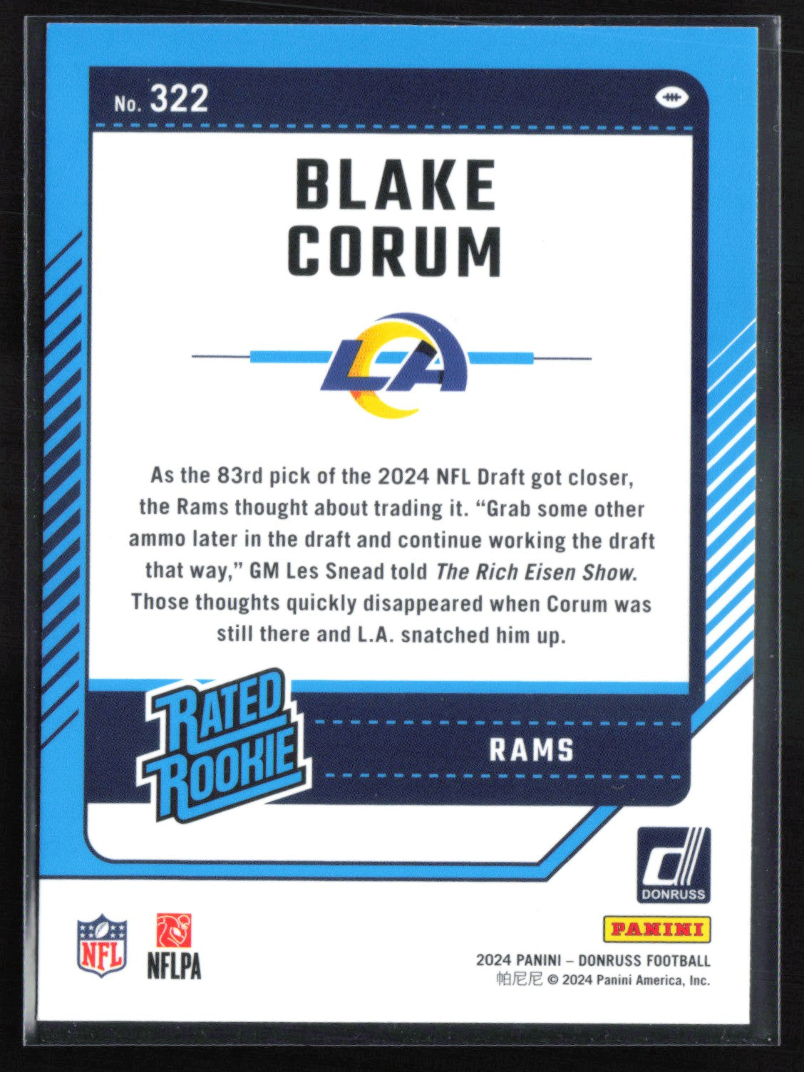 Blake Corum RC