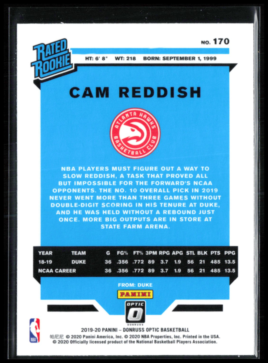 Cam Reddish RC