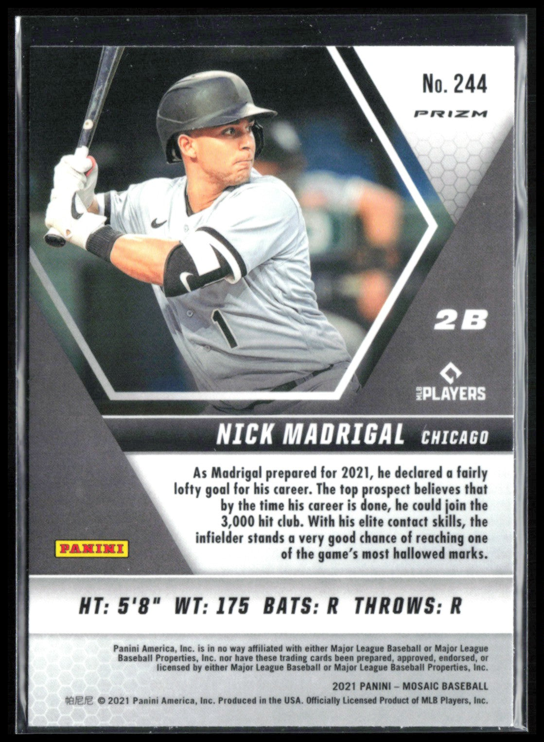 Nick Madrigal RC Blue