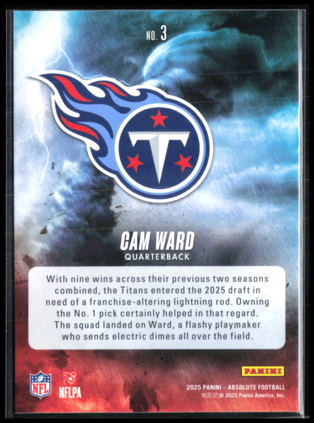 Cam Ward RC By Storm
