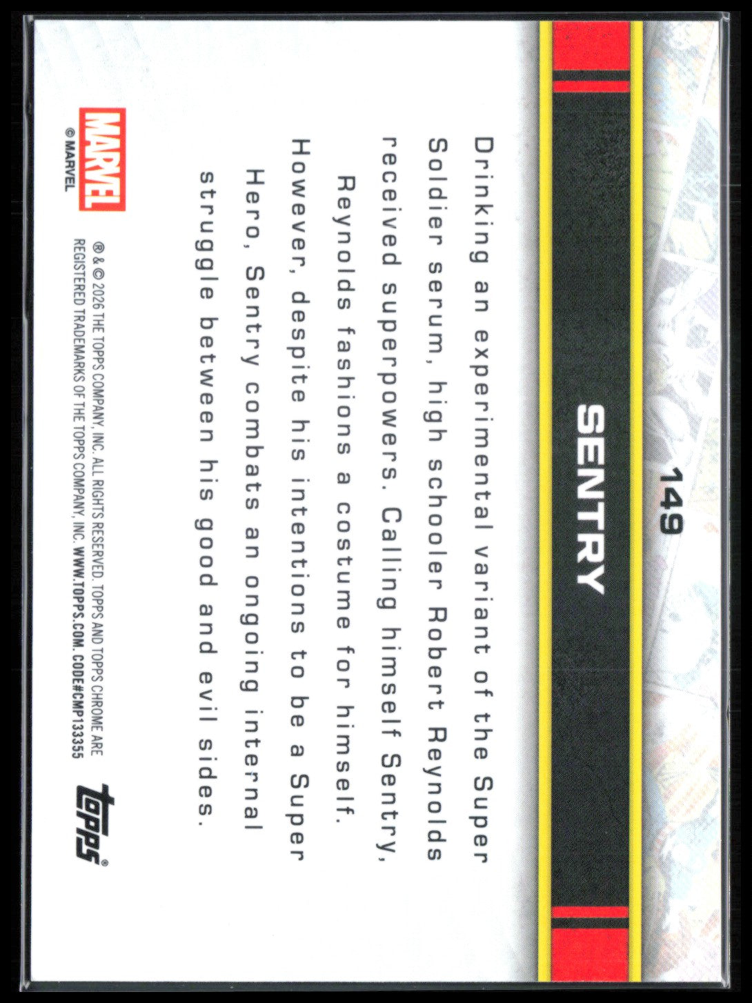 Sentry 2026 Marvel Topps Chrome