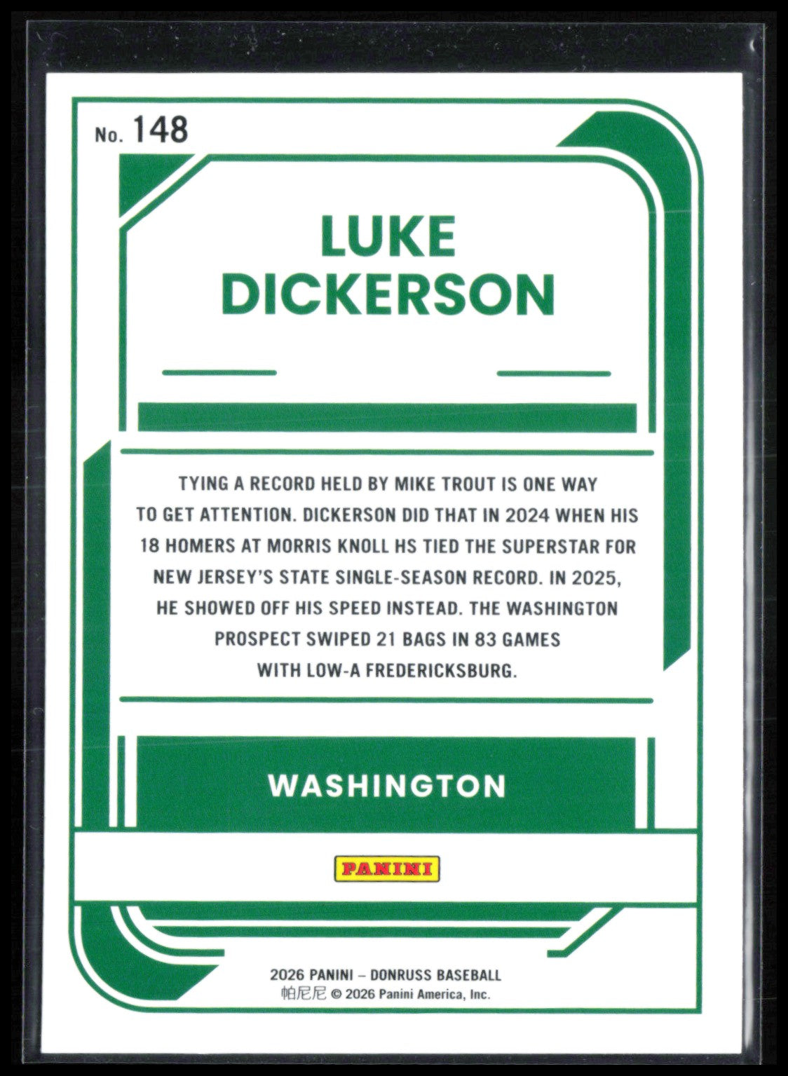 Luke Dickerson Rated Prospect Red Blue