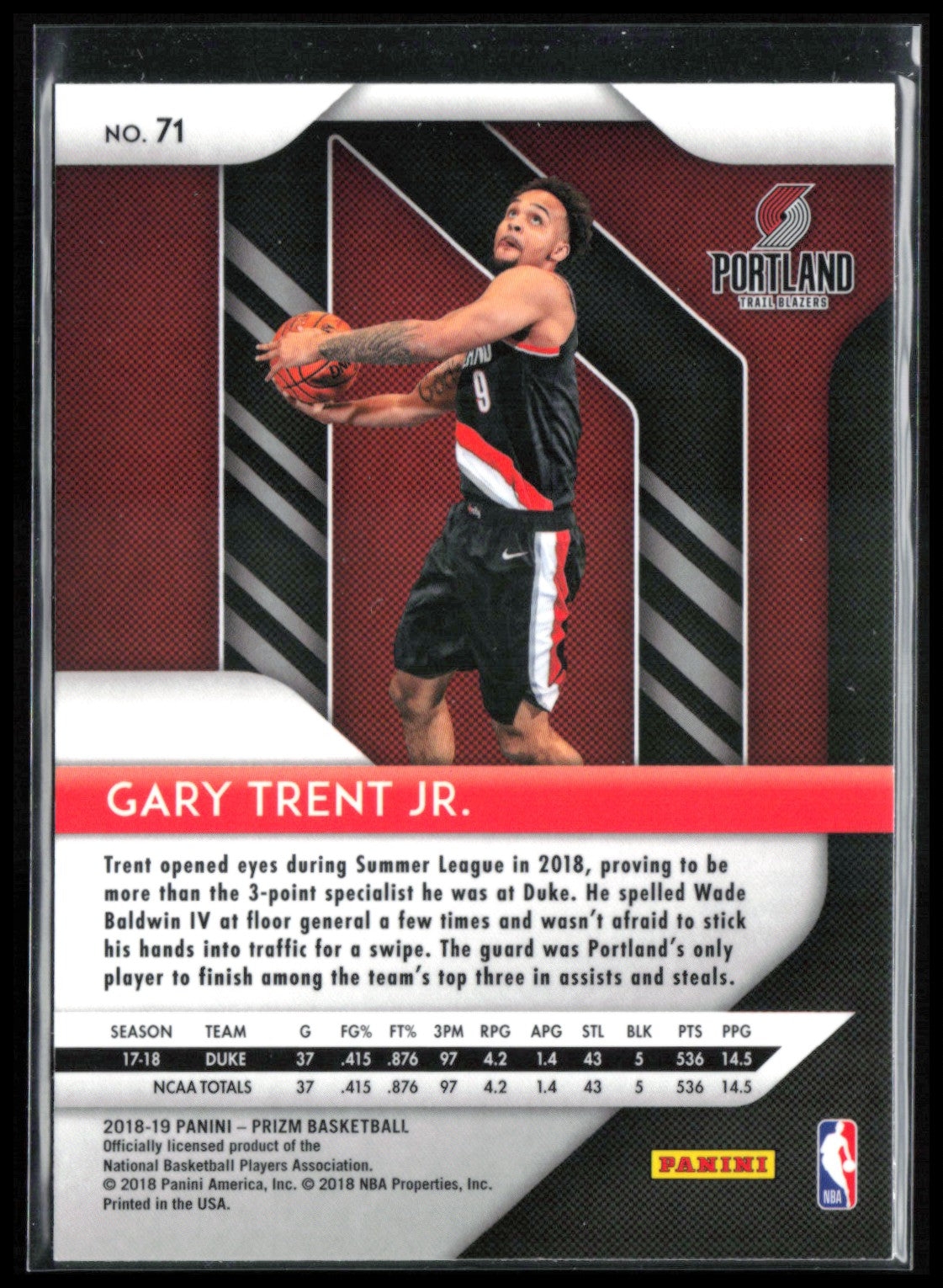 Gary Trent Jr. RC