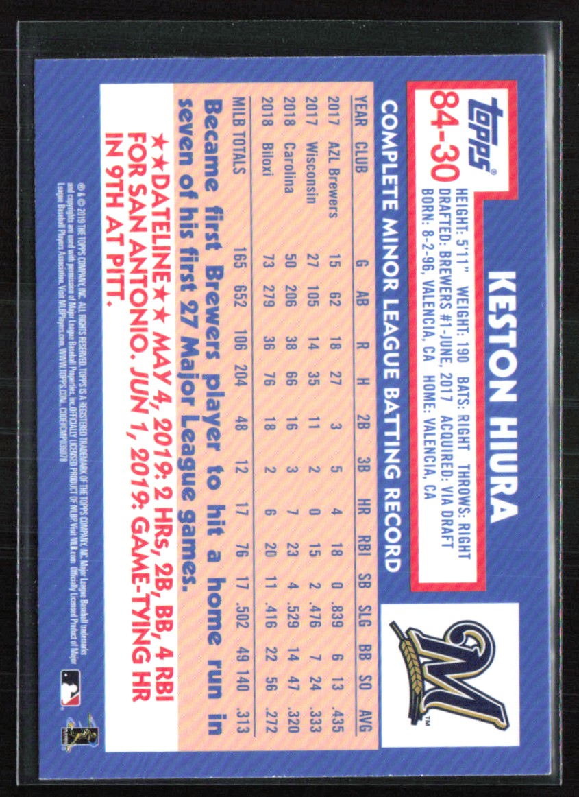 Keston Hiura RC
