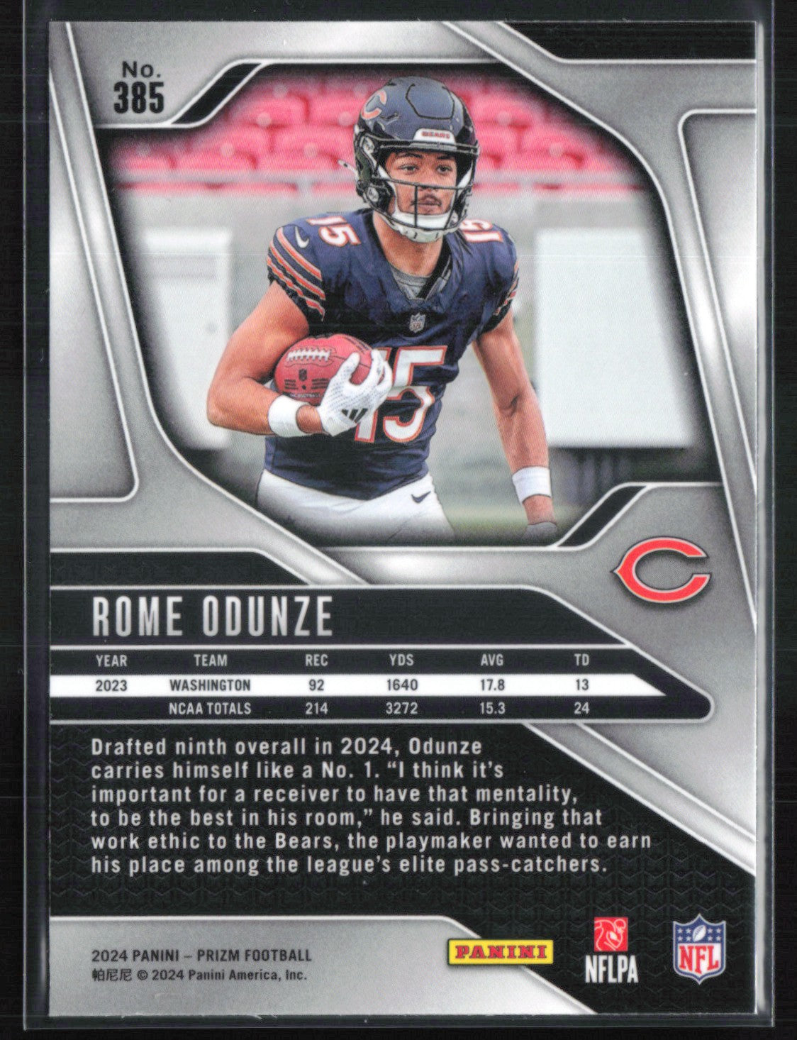 Rome Odunze RC