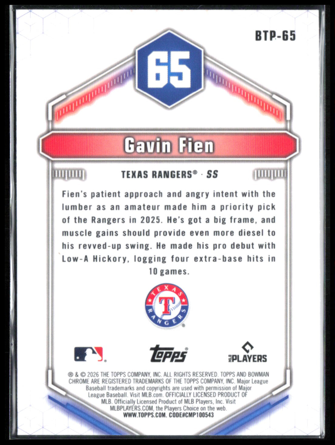 Gavin Fien Top 100