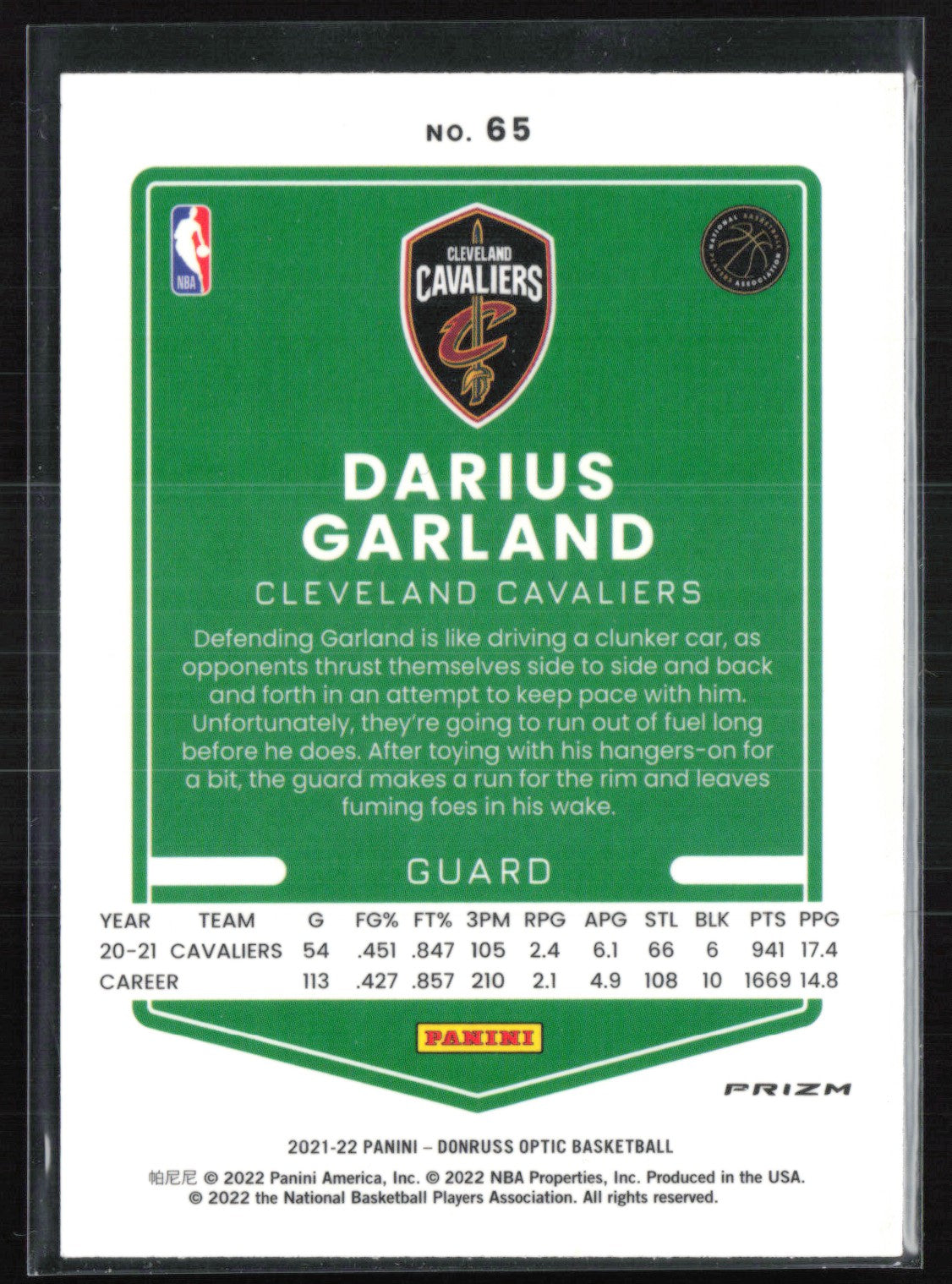 Darius Garland Blue Velocity