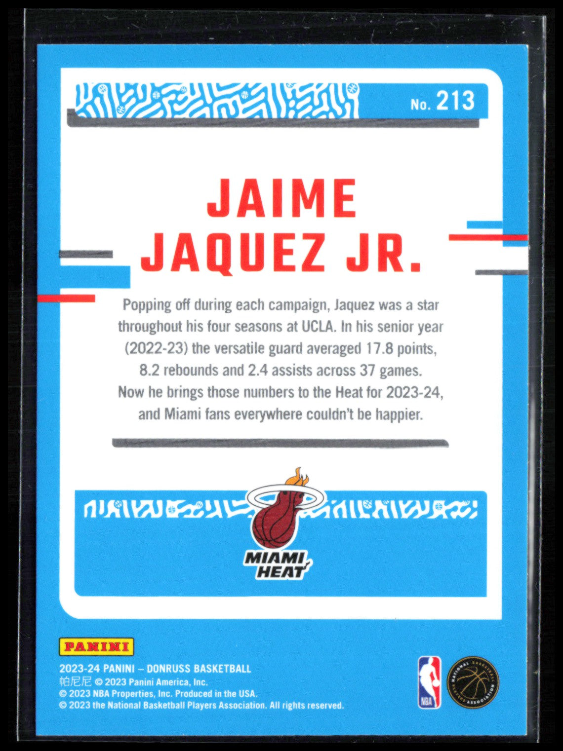 Jaime Jaquez Jr. RC
