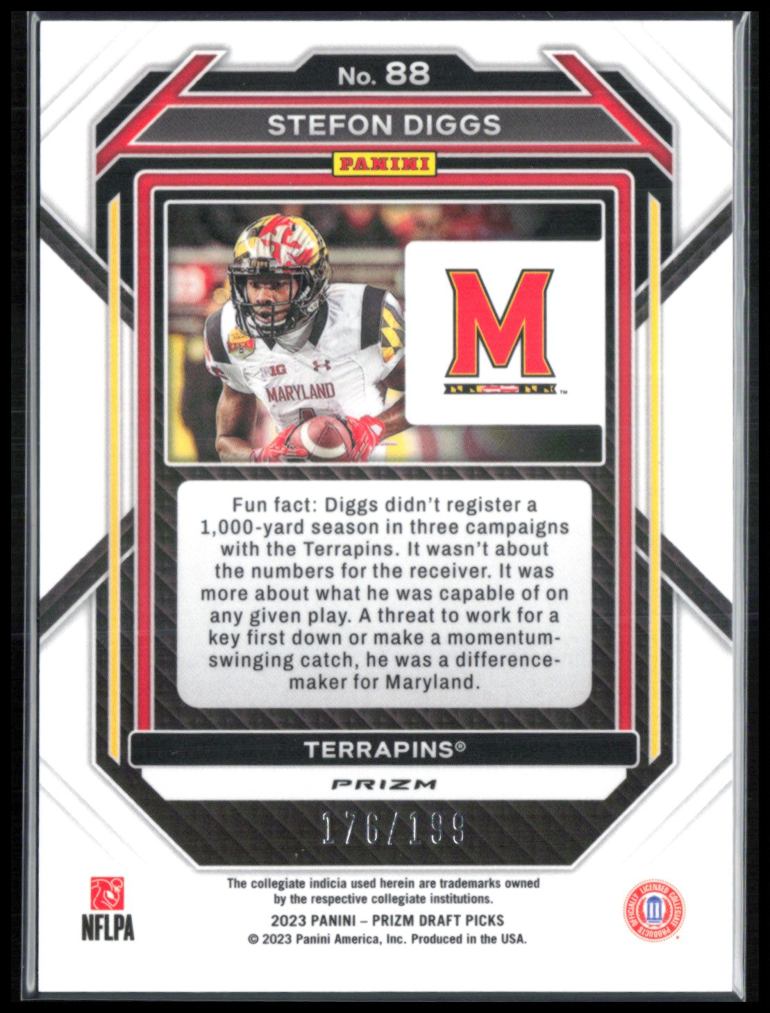 Stefon Diggs Blue Prizm /199