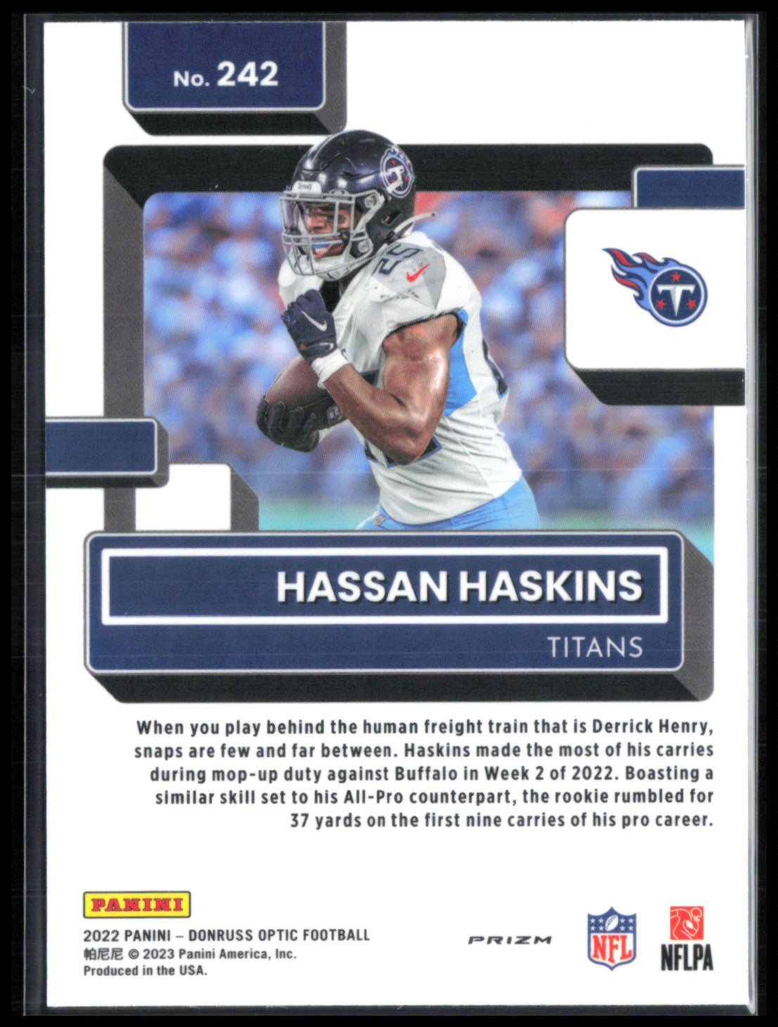 Hassan Haskins RC Blue Glitter