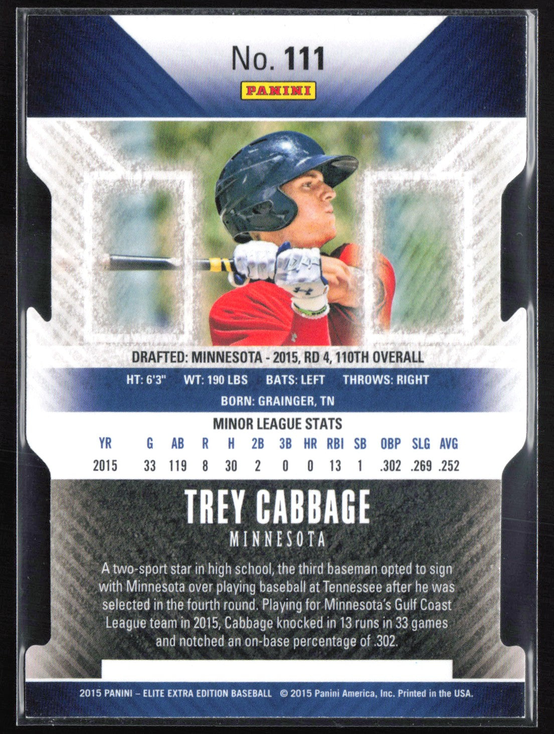 Trey Cabbage Red /200 Die-Cut