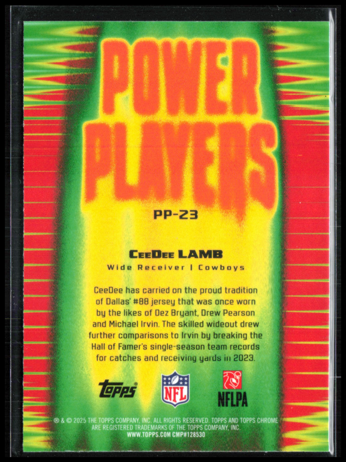 CeeDee Lamb /275 Power Players Refractor