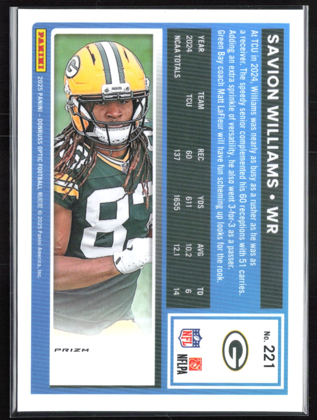 Savion Williams RC Blue Hyper