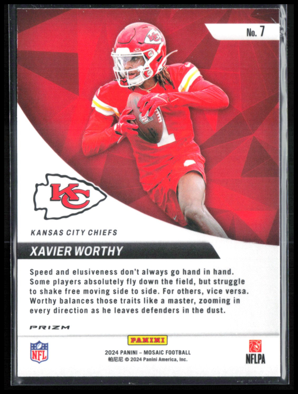 Xavier Worthy RC Mosaic