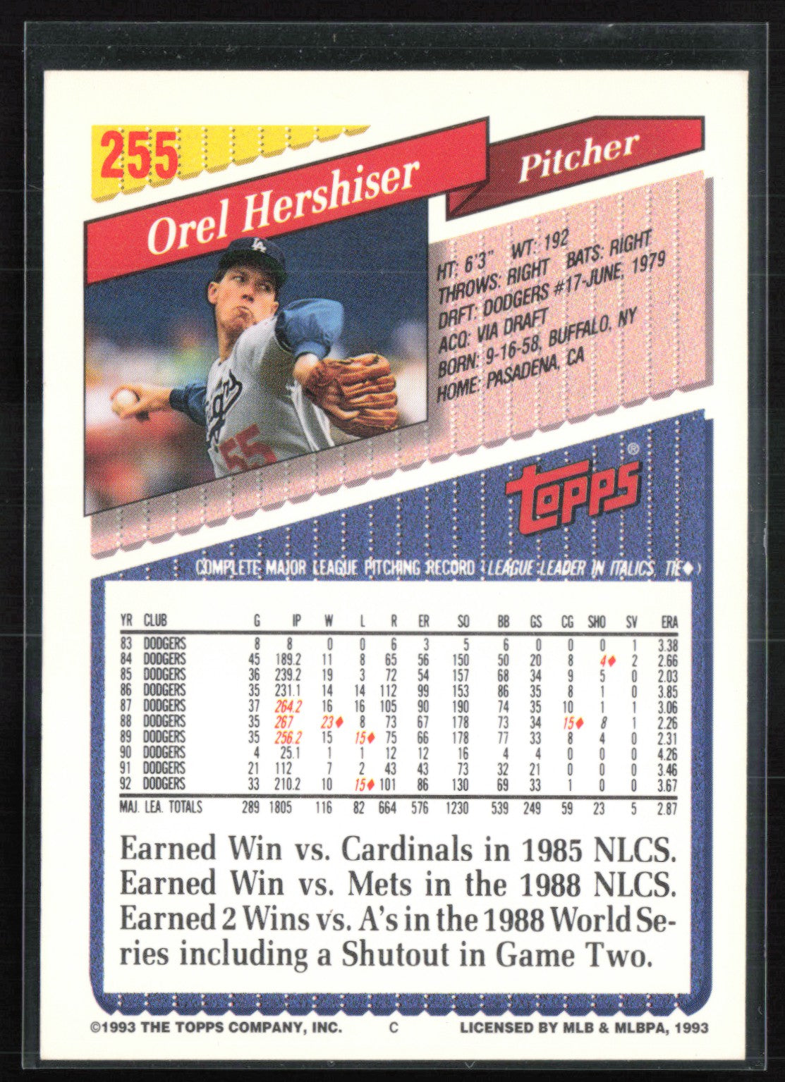 Orel Hershiser