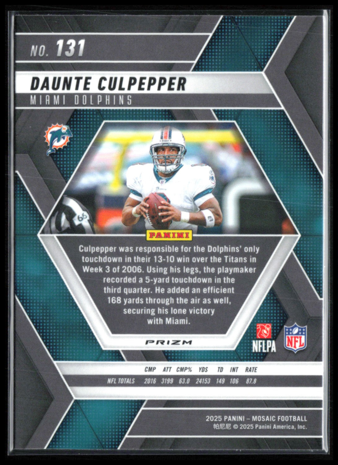 Daunte Culpepper Purple Scope