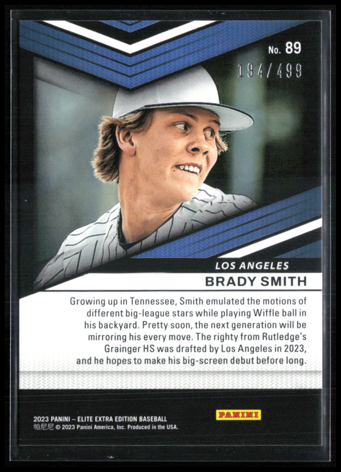 Brady Smith Green /499
