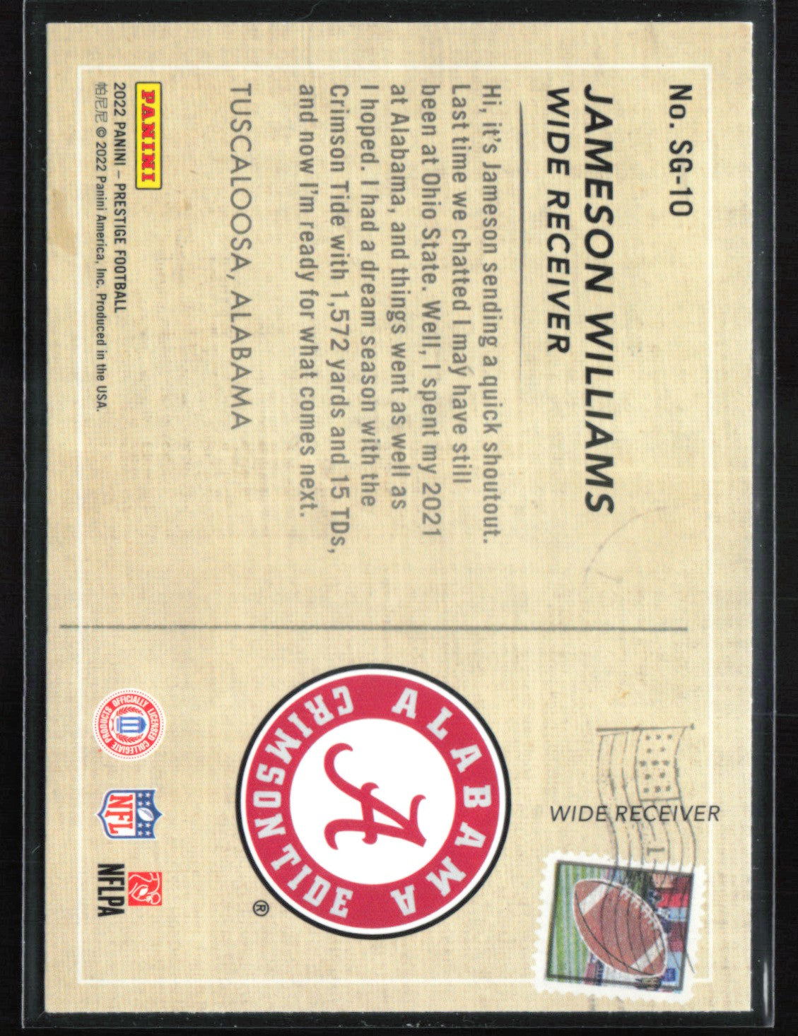 Jameson Williams RC