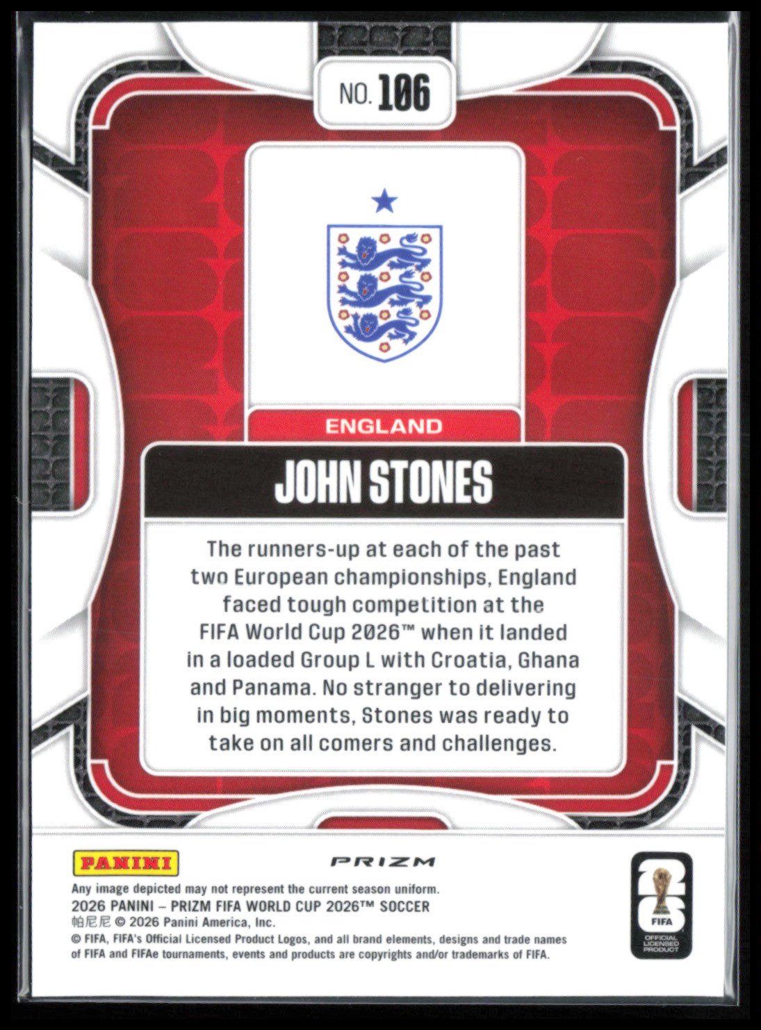 John Stones Silver Wave