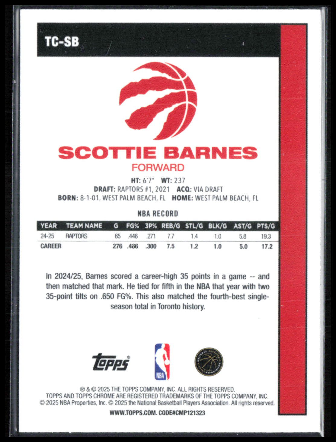 Scottie Barnes Mojo