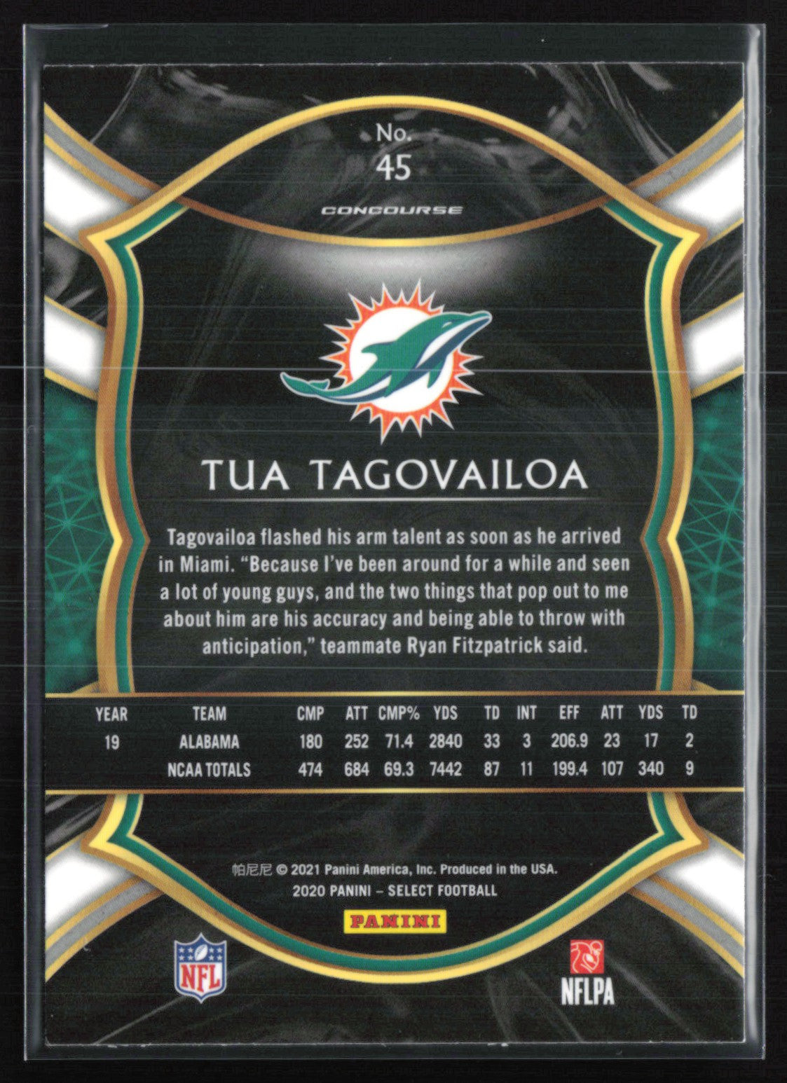 Tua Tagovailoa RC Concourse