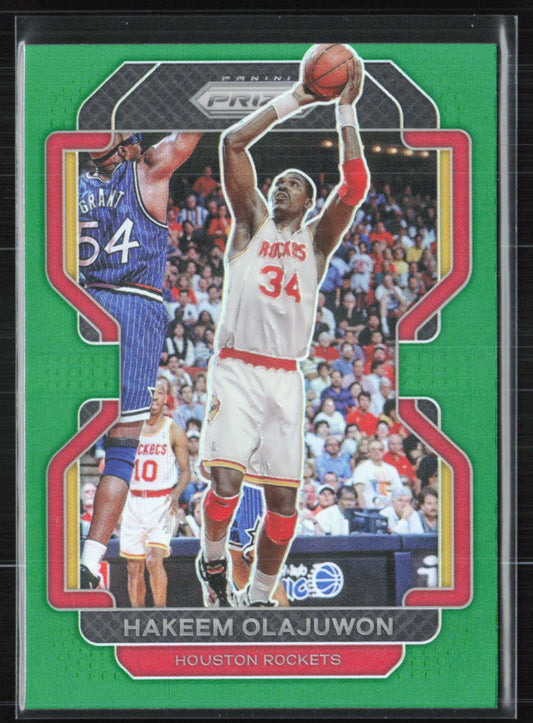 Hakeem Olajuwon Green Prizm