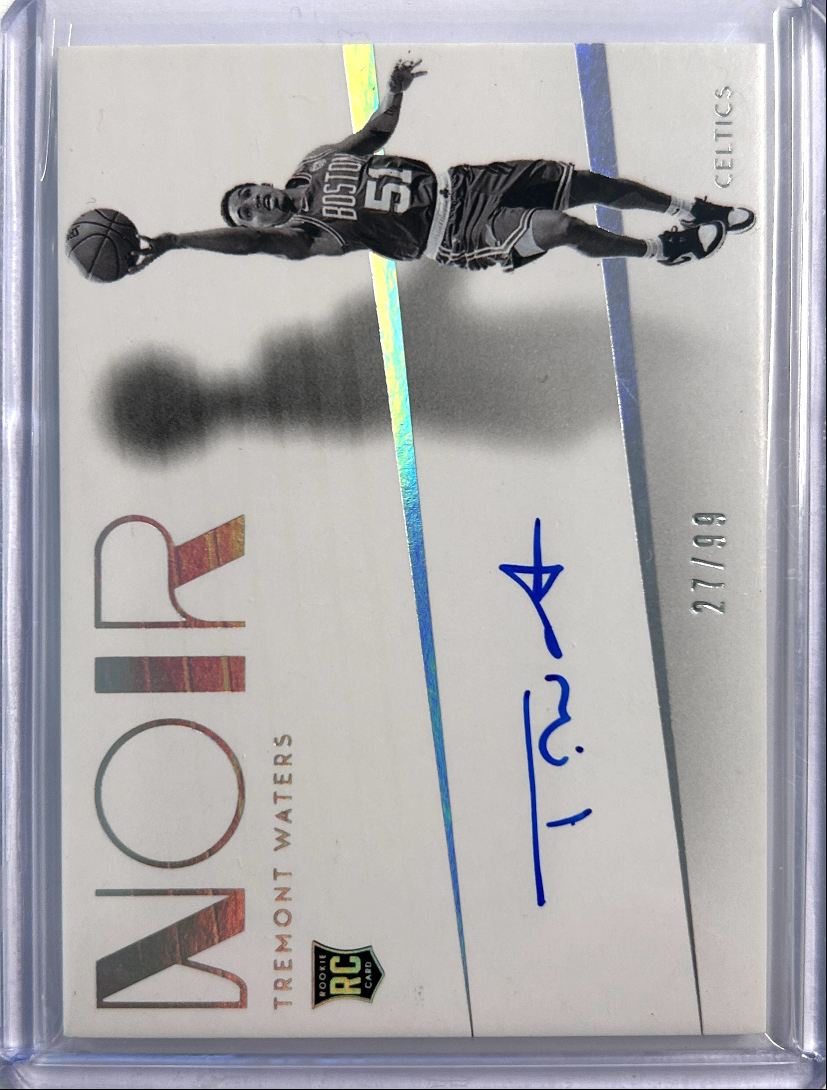 Tremont Waters RC Auto /99 Panini Noir