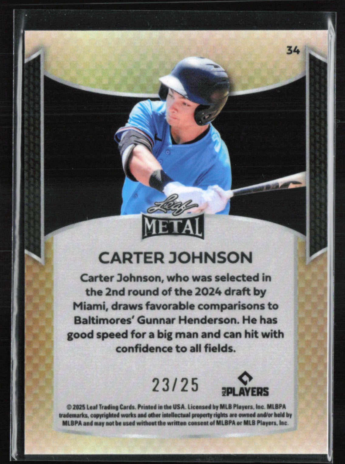 Carter Johnson Red /25