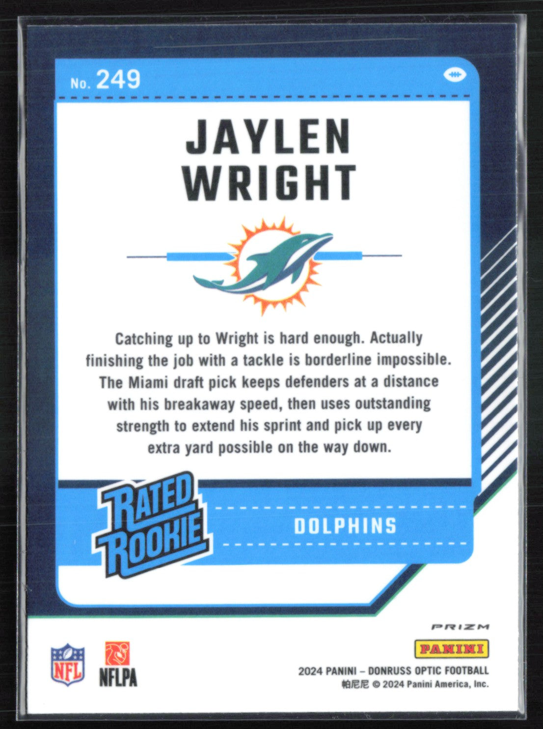 Jaylen Wright RC Purple Shock