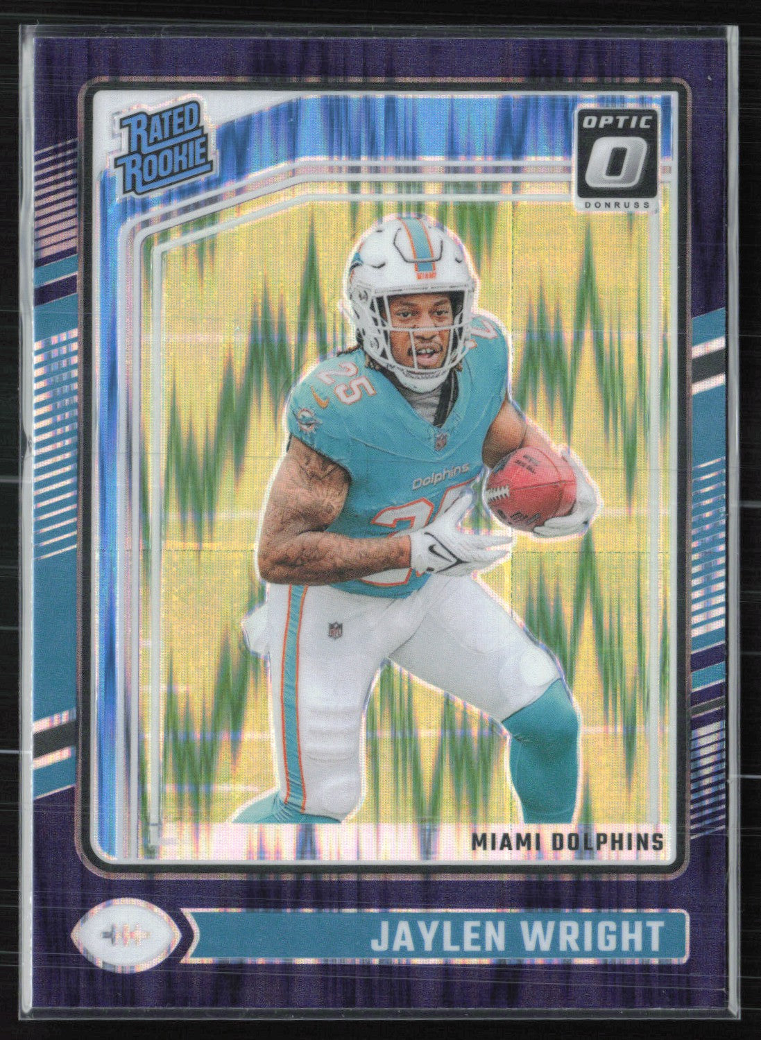 Jaylen Wright RC Purple Shock