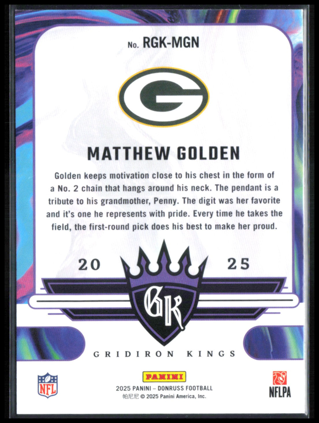 Matthew Golden RC