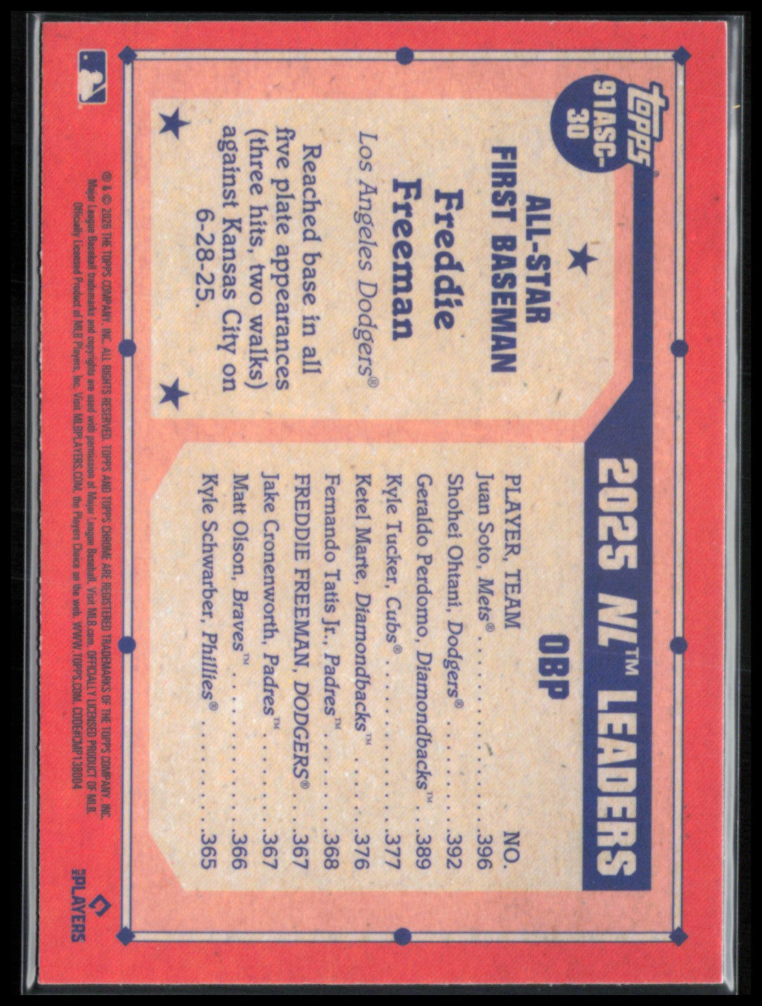Freddie Freeman Mojo
