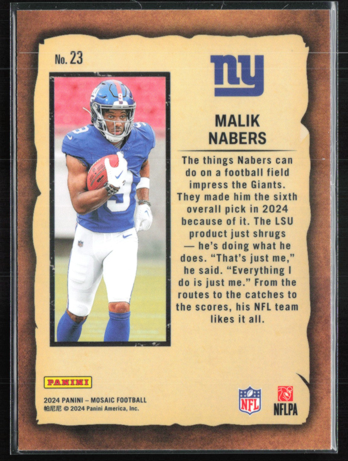 Malik Nabers RC Notoriety