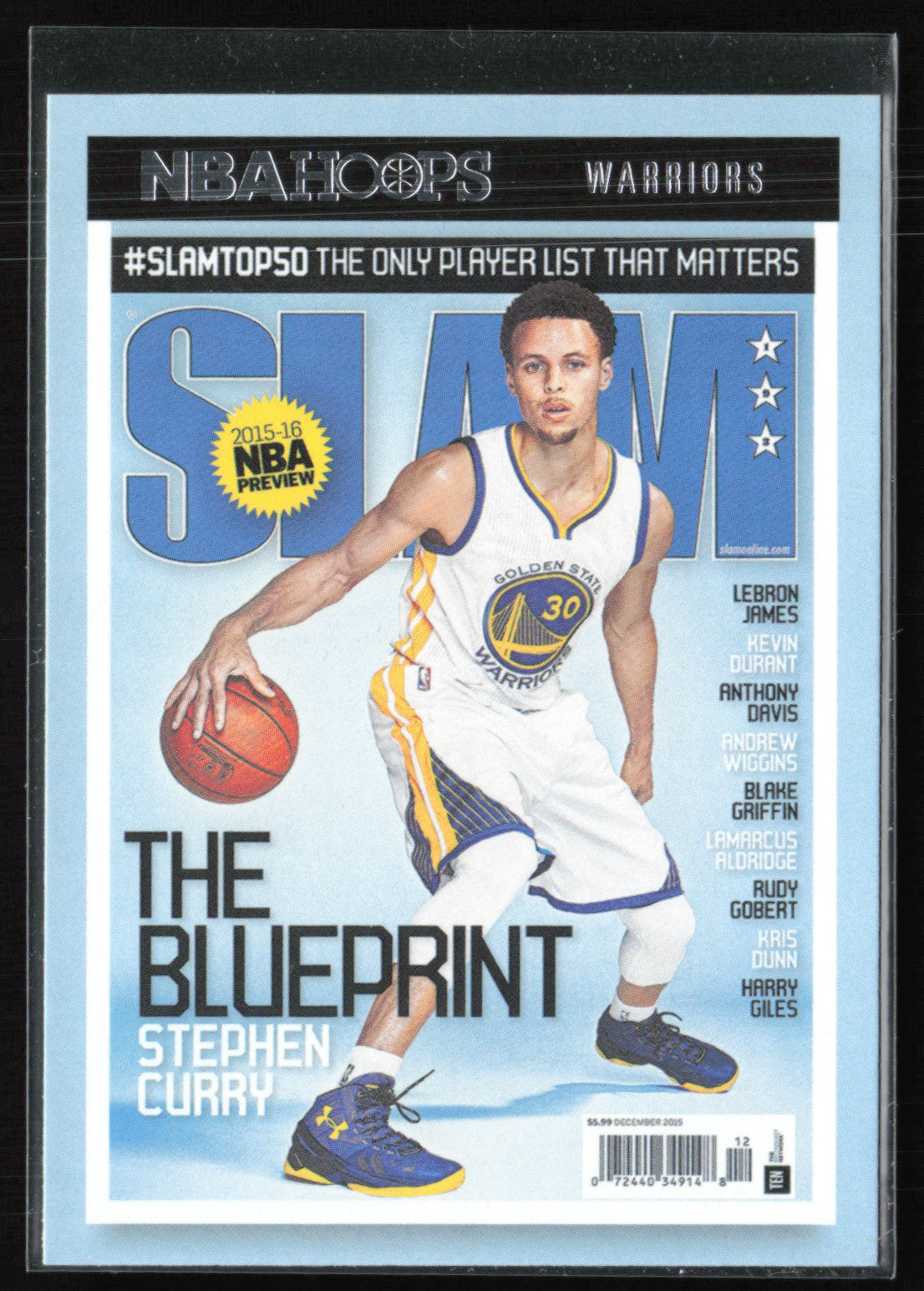 2021 Panini 30 Stephen Curry SLAM Insert – Dollar Box