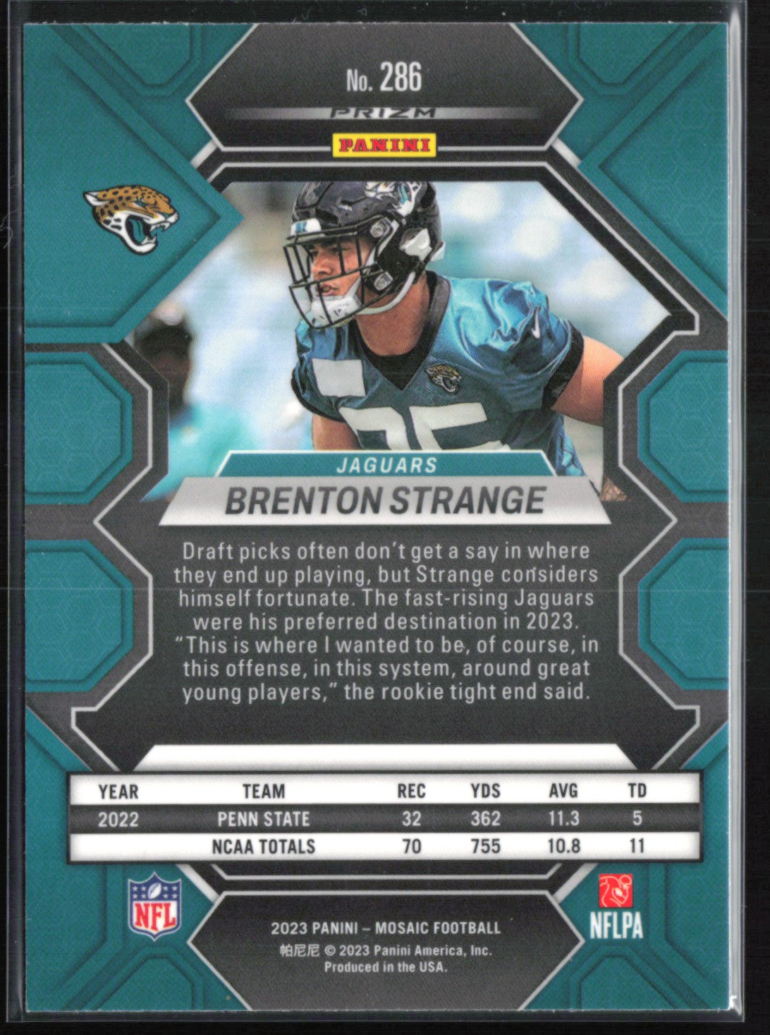 Brenton Strange RC Holo