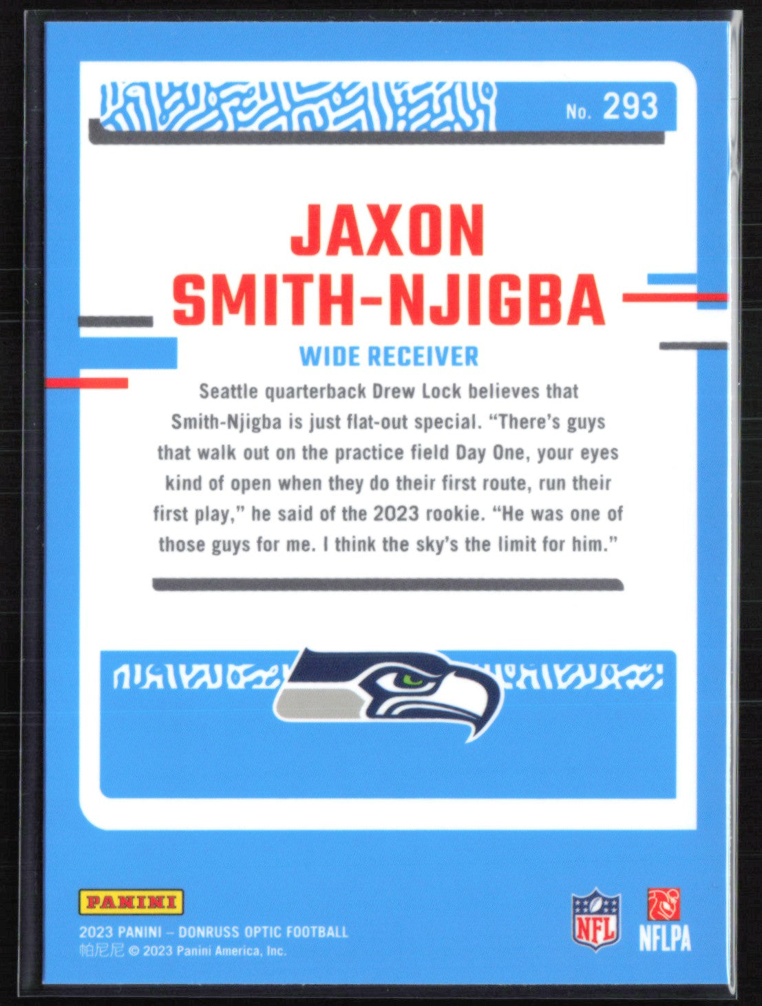 Jaxon Smith-Njigba RC Optic Rated Rookie